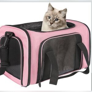 Top tasta Dog Cat Carrier Pet Carrier  Soft Sided Carrier airlines approved